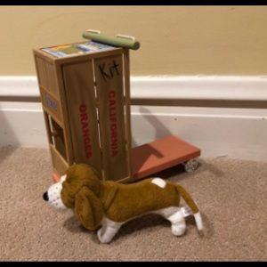 American Girl kits scooter and dog